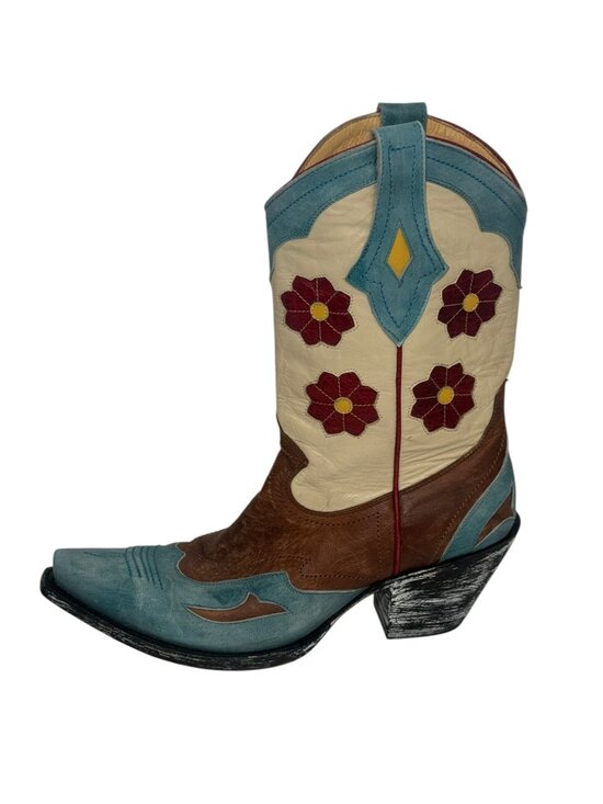 Old Gringo Yippee Ki Yay Lovell Floral Western Statement Boots Cowgirl size 8